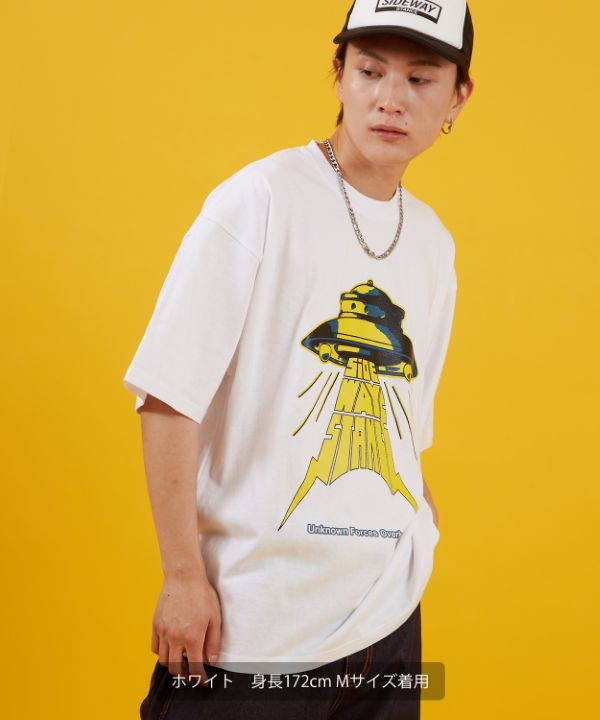 SIDEWAYSTANCE】UFO半袖Tシャツ