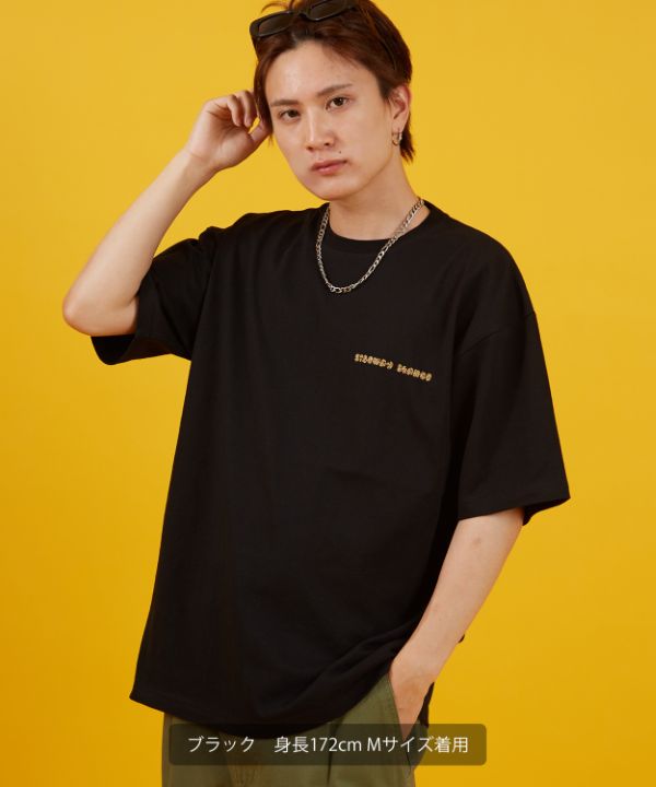 ★韓国の人気★LUVCRUSH X ヴィンセンツォ★民衆 半袖Tシャ.ツ★ Tシャツ 半袖 お城 プリント ラウンドネック 韓国ファッション