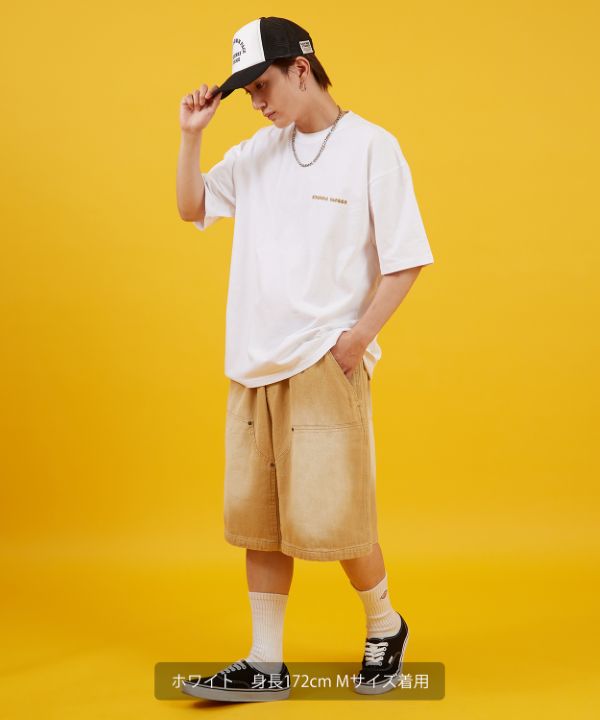 SIDEWAYSTANCE】ジラフサークルロゴ半袖Tシャツ
