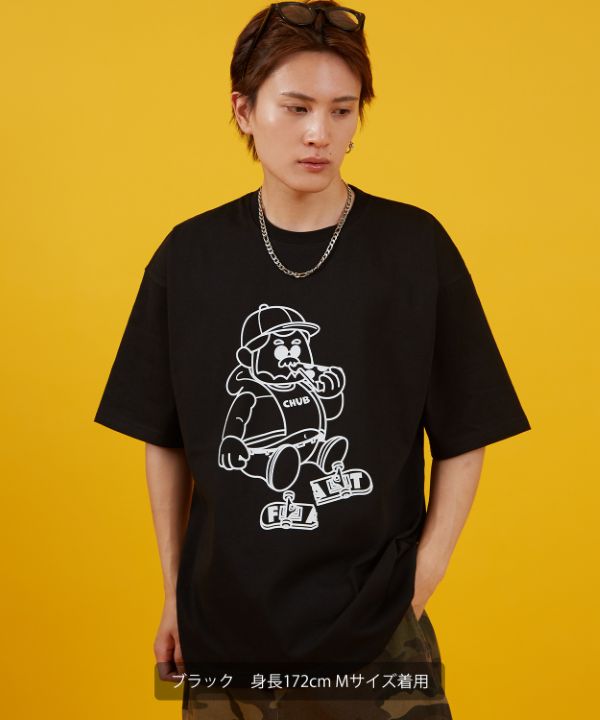 SIDEWAYSTANCE】ファットマン半袖Tシャツ