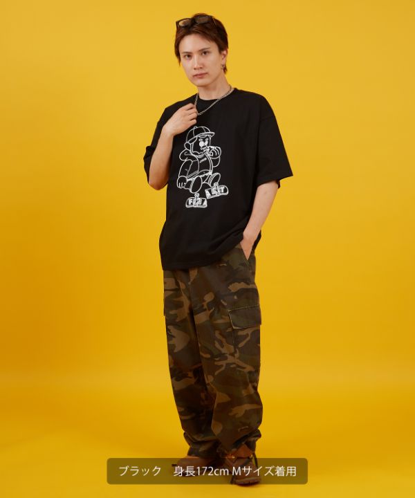 SIDEWAYSTANCE】ファットマン半袖Tシャツ