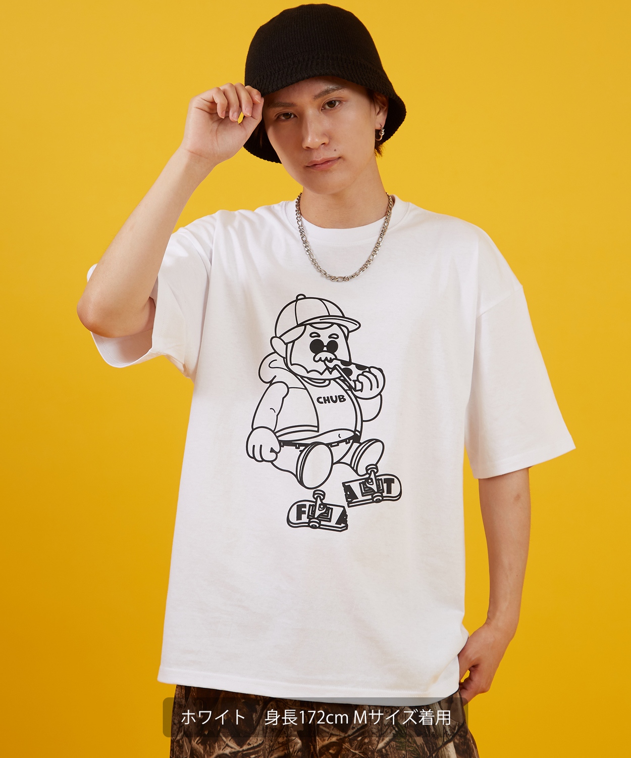 ヨンファ STAY622 Tシャツ SIDEWAYSTANCE】ファットマン半袖Tシャツ