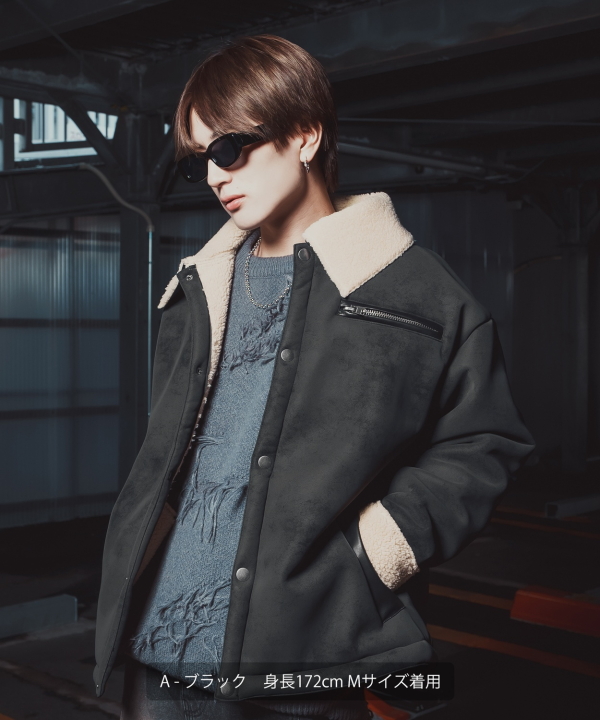 フェイクムートンランチジャケット