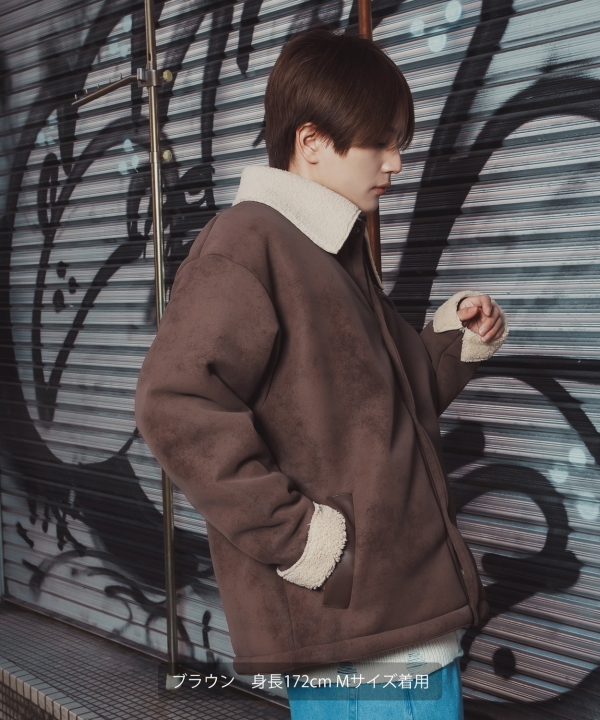 フェイクムートンランチジャケット