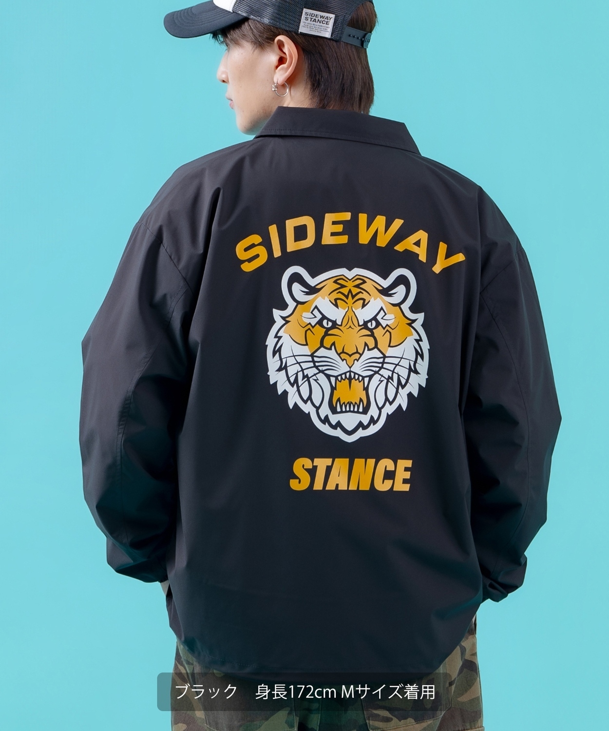 SIDEWAYSTANCE】タイガーコーチジャケット