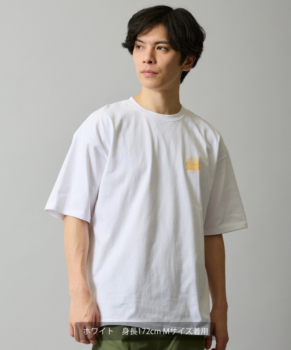 SIDEWAYSTANCE】ファイヤーサークルロゴ半袖Tシャツ
