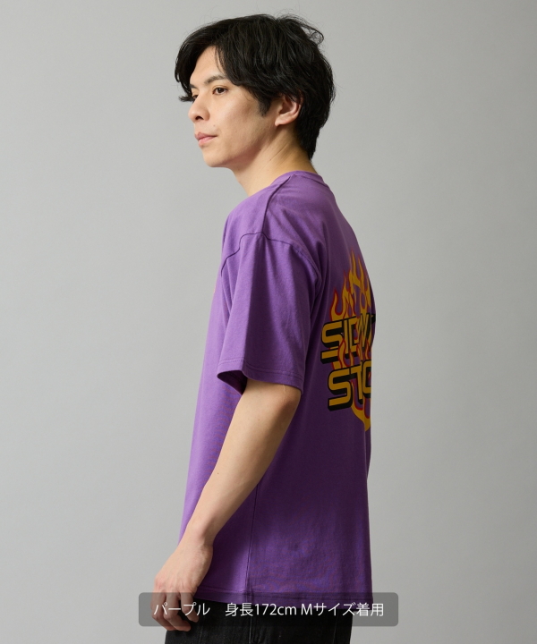 SIDEWAYSTANCE】ファイヤーサークルロゴ半袖Tシャツ