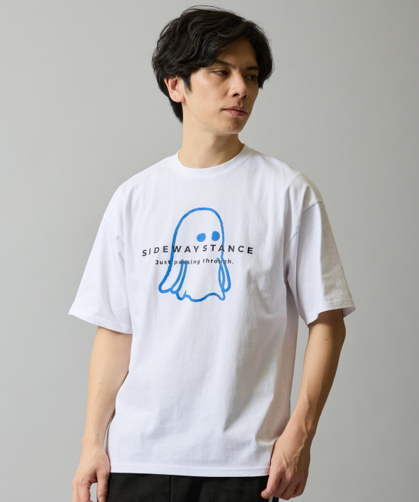 SIDEWAYSTANCE】オバケ半袖Tシャツ