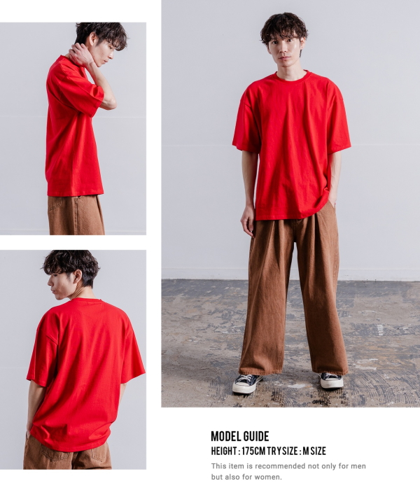 SIDE23-145 無地半袖Tシャツ