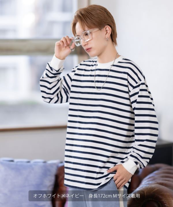 展示会限定 KAJA ボーダーロンT 長袖Tシャツ OVY 展示会限定 KAJA ボーダーロンT 長袖Tシャツ OVY