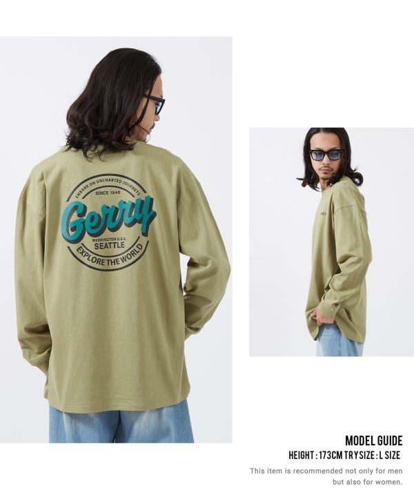 GERRY】別注エクスプローラーサークル長袖Tシャツ