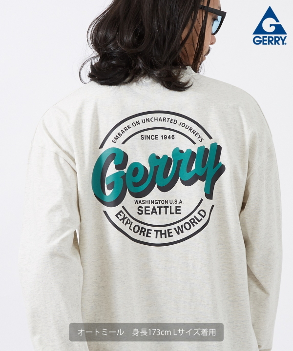 GERRY】別注エクスプローラーサークル長袖Tシャツ