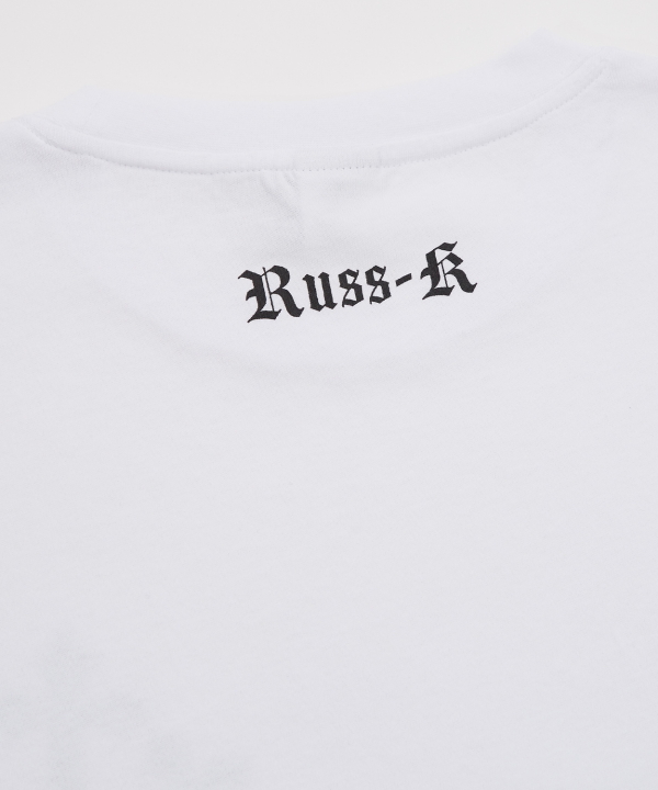RUSS-K】別注クロス長袖Tシャツ